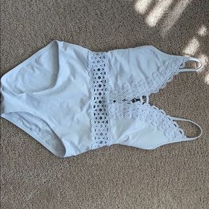 Becca Swim white one piece